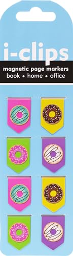 Read Donuts i-Clips Magnetic Page Markers (set of 8), written by Peter Pauper Press