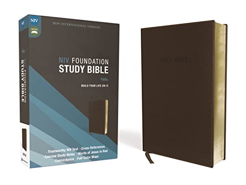 Read NIV, Foundation Study Bible, Leathersoft, Brown, Red Letter, written by Zondervan Read NIV, Foundation Study Bible, Leathersoft, Brown, Red Letter, written by Zondervan