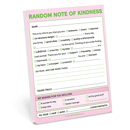 Read Knock Knock Random Note of Kindness Nifty Note (Knock Knock Nifty Notes), written by Knock Knock
