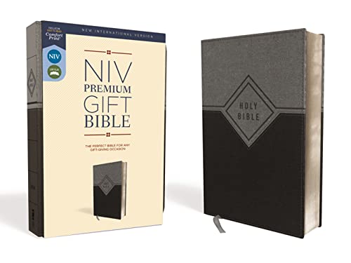 Read NIV, Premium Gift Bible, Leathersoft, Black/Gray, Red Letter, Comfort Print: The Perfect Bible for Any Gift-Giving Occasion, written by Zondervan Read NIV, Premium Gift Bible, Leathersoft, Black/Gray, Red Letter, Comfort Print: The Perfect Bible for Any Gift-Giving Occasion, written by Zondervan