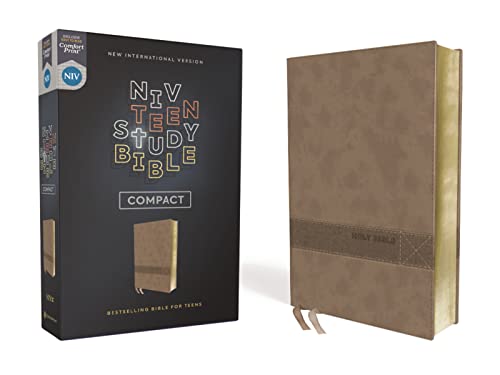 Read NIV, Teen Study Bible (For Life Issues You Face Every Day), Compact, Leathersoft, Brown, Comfort Print, written by Zondervan Read NIV, Teen Study Bible (For Life Issues You Face Every Day), Compact, Leathersoft, Brown, Comfort Print, written by Zondervan