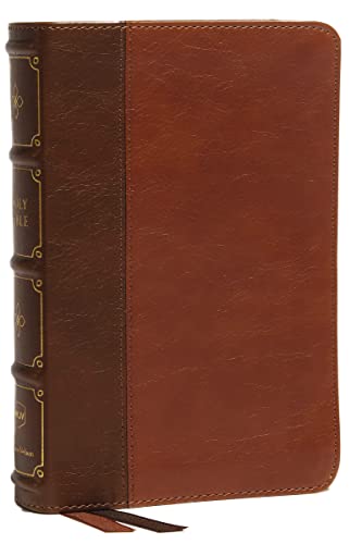 Read NKJV, Compact Bible, Maclaren Series, Leathersoft, Brown, Comfort Print: Holy Bible, New King James Version, written by Thomas Nelson