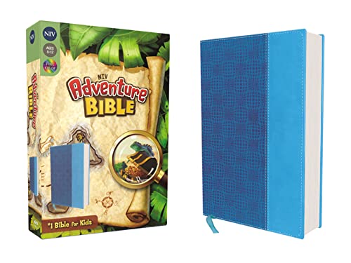 Read NIV, Adventure Bible, Leathersoft, Blue, Full Color, written by Zondervan