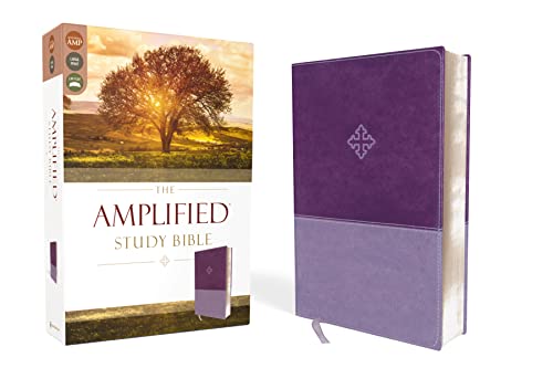 Read The Amplified Study Bible, Leathersoft, Purple, written by Zondervan
