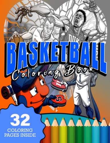 Read Basketball Coloring Book: The Greatest NBA All-star Players Of All Time Gift For Fan, written by Maverick Choco