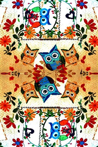 Read Owl Tapestry Notebook: Blank Journal for Owls and Knitting lovers, 125 pages Lined Notebook 6 x 9 in (15.2 x 22.9 cm), written by upRoot editorial