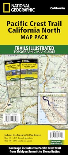 Read Pacific Crest Trail: California North [Map Pack Bundle] (National Geographic Trails Illustrated Map), written by National Geographic Maps - Trails Illustrated