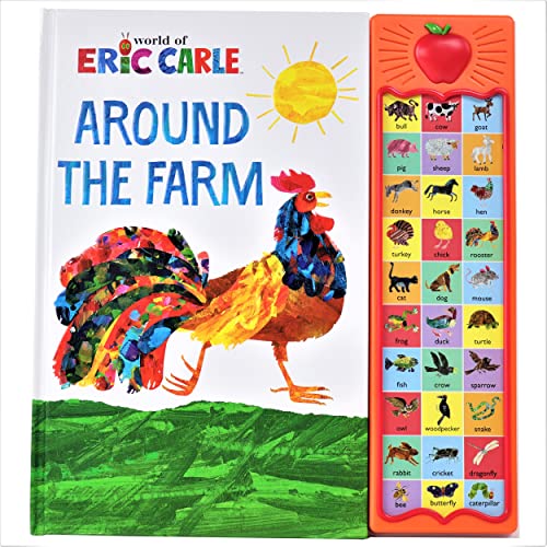 Read World of Eric Carle, Around the Farm 30-Button Animal Sound Book - Great for First Words - PI Kids, written by PI Kids