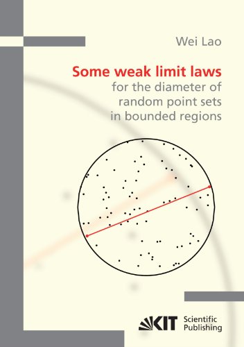 Read Some weak limit laws for the diameter of random point sets in bounded regions, written by Wei Lao