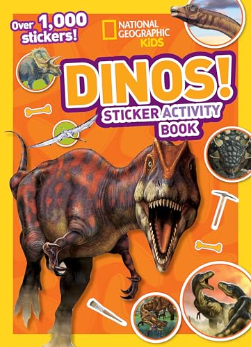 Read National Geographic Kids Dinos Sticker Activity Book: Over 1,000 Stickers! (NG Sticker Activity Books), written by National Geographic Kids