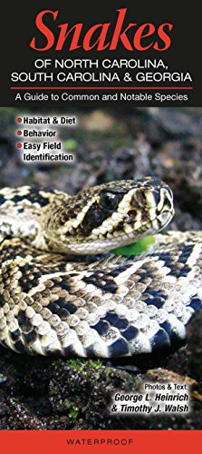 Read Snakes of North Carolina, South Carolina & Georgia: A Guide to Common & Notable Species (Quick Reference Guides), written by George L. Heinrich and Timothy J. Walsh Read Snakes of North Carolina, South Carolina & Georgia: A Guide to Common & Notable Species (Quick Reference Guides), written by George L. Heinrich and Timothy J. Walsh