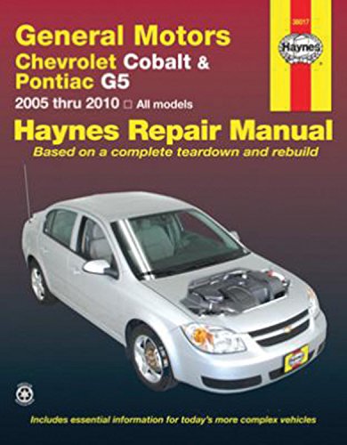 Read General Motors Chevrolet Cobalt & Pontiac G5 2005-2010 Repair Manual (Haynes Repair Manual), written by Haynes Read General Motors Chevrolet Cobalt & Pontiac G5 2005-2010 Repair Manual (Haynes Repair Manual), written by Haynes