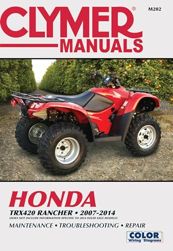 Read Honda TRX420 Rancher ATV (2007-2014) Service Repair Manual, written by Editors of Haynes Manuals Read Honda TRX420 Rancher ATV (2007-2014) Service Repair Manual, written by Editors of Haynes Manuals