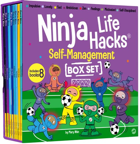 Read Ninja Life Hacks Self Management 8 Book Box Set (Books 33-40: Impulsive, Lonely, Sad, Ambitious, Zen, Feelings, Motivated, Self Disciplined), written by Mary Nhin Read Ninja Life Hacks Self Management 8 Book Box Set (Books 33-40: Impulsive, Lonely, Sad, Ambitious, Zen, Feelings, Motivated, Self Disciplined), written by Mary Nhin