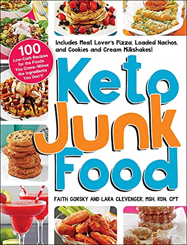 Read Keto Junk Food: 100 Low-Carb Recipes for the Foods You Crave?Minus the Ingredients You Don't!, written by Faith Gorsky; Lara Clevenger