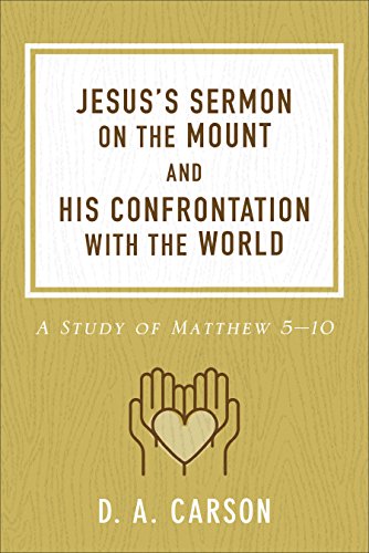 Read Jesus's Sermon on the Mount and His Confrontation with the World: A Study of Matthew 5-10, written by D. A. Carson Read Jesus's Sermon on the Mount and His Confrontation with the World: A Study of Matthew 5-10, written by D. A. Carson