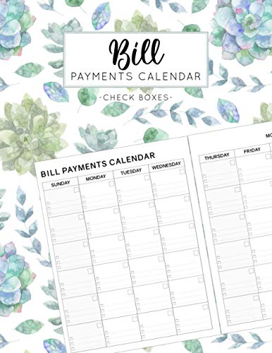 Read Bill Payment Calendar: Undated monthly bill paying calendar and checklist box easy to track your bill expense and debt every month, written by Martinez Art Read Bill Payment Calendar: Undated monthly bill paying calendar and checklist box easy to track your bill expense and debt every month, written by Martinez Art