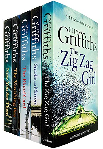 Read The Brighton Mysteries Series Books 1 -5 Collection Set by Elly Griffiths (Zig Zag Girl, Smoke and Mirrors, Blood Card, Vanishing Box & Now You See Them), written by Elly Griffiths Read The Brighton Mysteries Series Books 1 -5 Collection Set by Elly Griffiths (Zig Zag Girl, Smoke and Mirrors, Blood Card, Vanishing Box & Now You See Them), written by Elly Griffiths