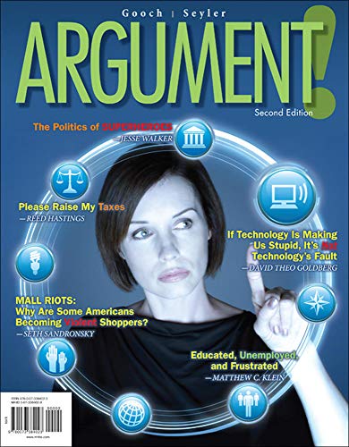 Read ARGUMENT!, written by John C. Gooch; Dorothy U. Seyler Read ARGUMENT!, written by John C. Gooch; Dorothy U. Seyler