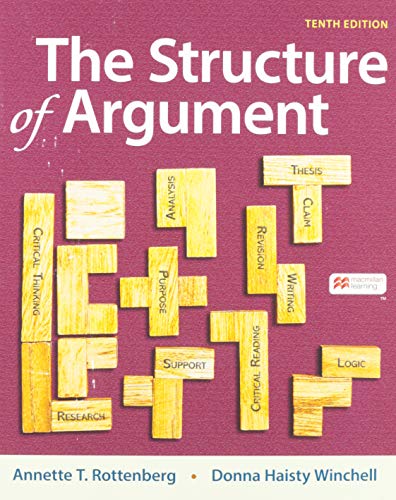 Read The Structure of Argument, written by Annette Rottenberg; Donna Winchell Read The Structure of Argument, written by Annette Rottenberg; Donna Winchell