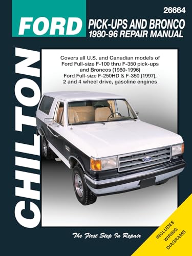 Read Ford Pick-Ups & Bronco, 1980-96 (Includes 1997 F-250HD & F-350), written by Chilton Read Ford Pick-Ups & Bronco, 1980-96 (Includes 1997 F-250HD & F-350), written by Chilton