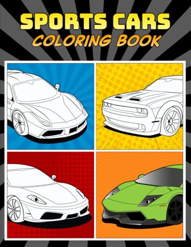 Read Sports Cars Coloring Book: A Collection of 45 Cool Supercars | Relaxation Coloring Pages for Kids, Adults, Boys, and Car Lovers, written by Lance Derrick Read Sports Cars Coloring Book: A Collection of 45 Cool Supercars | Relaxation Coloring Pages for Kids, Adults, Boys, and Car Lovers, written by Lance Derrick