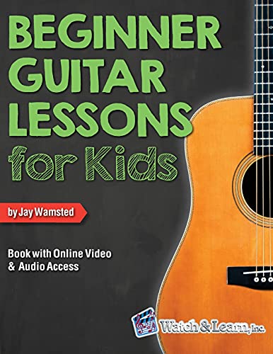 Read Beginner Guitar Lessons for Kids Book: with Online Video and Audio Access, written by Jay Wamsted Read Beginner Guitar Lessons for Kids Book: with Online Video and Audio Access, written by Jay Wamsted