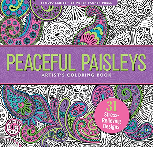 Read Peaceful Paisleys Adult Coloring Book (31 stress-relieving designs) (Studio) (Artist's Coloring Books), written by Peter Pauper Press Read Peaceful Paisleys Adult Coloring Book (31 stress-relieving designs) (Studio) (Artist's Coloring Books), written by Peter Pauper Press