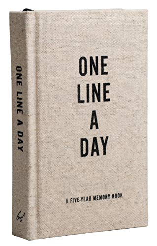 Read Canvas One Line a Day: A Five-Year Memory Book (Yearly Memory Journal and Diary, Natural Canvas Cover), written by Chronicle Books Read Canvas One Line a Day: A Five-Year Memory Book (Yearly Memory Journal and Diary, Natural Canvas Cover), written by Chronicle Books