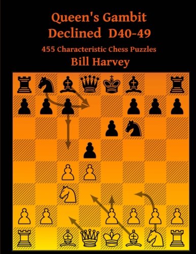 Read Queen's Gambit Declined: D40-D49: 455 Characteristic Chess Puzzles, written by Bill Harvey Read Queen's Gambit Declined: D40-D49: 455 Characteristic Chess Puzzles, written by Bill Harvey