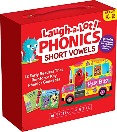 Read Laugh-A-Lot Phonics: Short Vowels (Parent Pack): 12 Engaging Books That Teach Key Decoding Skills to Help New Readers Soar, written by Liza Charlesworth Read Laugh-A-Lot Phonics: Short Vowels (Parent Pack): 12 Engaging Books That Teach Key Decoding Skills to Help New Readers Soar, written by Liza Charlesworth