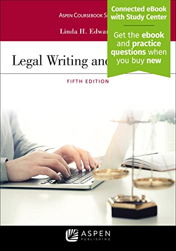 Read Legal Writing and Analysis (Aspen Coursebook Series), written by Linda H Edwards Read Legal Writing and Analysis (Aspen Coursebook Series), written by Linda H Edwards