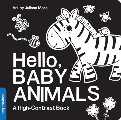 Read Hello, Baby Animals: A Black-and-White Board Book for Babies That Helps Visual Development (High-Contrast Books), written by duopress labs Read Hello, Baby Animals: A Black-and-White Board Book for Babies That Helps Visual Development (High-Contrast Books), written by duopress labs