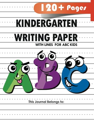 Read Kindergarten writing paper with lines for ABC kids: 120 Blank handwriting practice paper with dotted lines, written by Smith John Read Kindergarten writing paper with lines for ABC kids: 120 Blank handwriting practice paper with dotted lines, written by Smith John