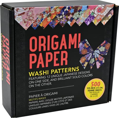 Read Origami Paper Washi Patterns (12 Designs, 500 Sheets), written by Peter Pauper Press