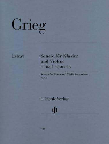Read EDVARD GRIEG : SONATE POUR VIOLON EN UT MINEUR OP. 45 (DOIGTES VIOLON) - VIOLON ET PIANO, written by GRIEG EDVARD