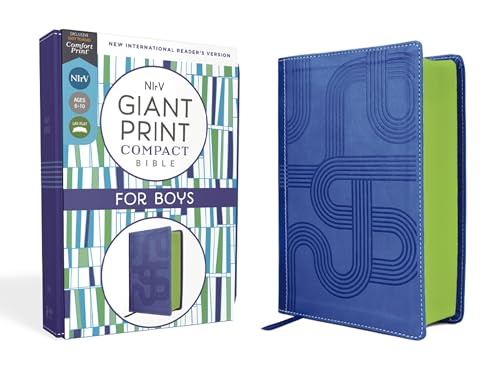 Read NIrV, Giant Print Compact Bible for Boys, Leathersoft, Blue, Comfort Print, written by Zondervan Read NIrV, Giant Print Compact Bible for Boys, Leathersoft, Blue, Comfort Print, written by Zondervan