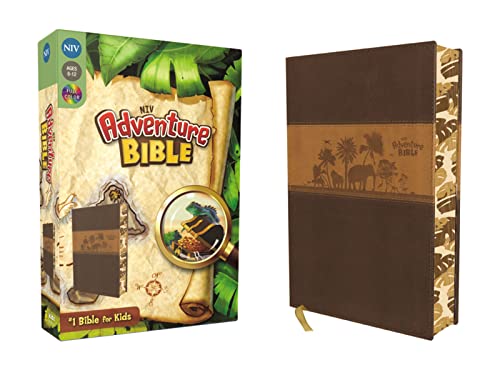 Read NIV, Adventure Bible, Leathersoft, Brown, Full Color, written by Zondervan