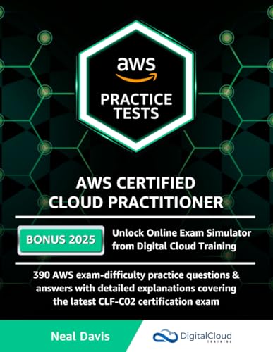 Read AWS Certified Cloud Practitioner Practice Tests, written by Neal Davis Read AWS Certified Cloud Practitioner Practice Tests, written by Neal Davis