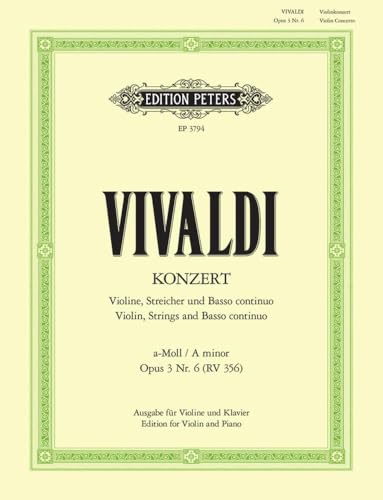 Read KONZERT A-MOLL OP.3 NR.6/ CONCERTO IN A MINOR OP.3 VIOLON, written by ANTONIO VIVALDI Read KONZERT A-MOLL OP.3 NR.6/ CONCERTO IN A MINOR OP.3 VIOLON, written by ANTONIO VIVALDI