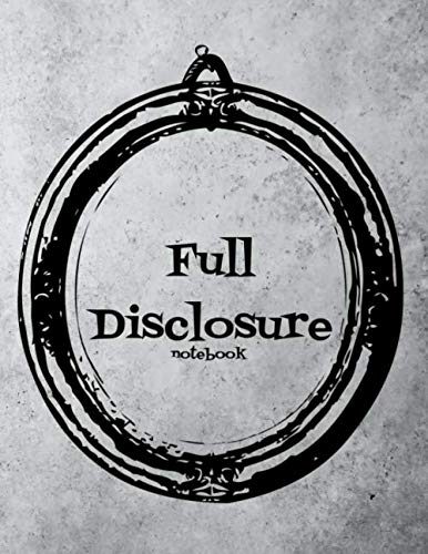 Read Full Disclosure Notebook, written by Jennifer L Wallner Read Full Disclosure Notebook, written by Jennifer L Wallner