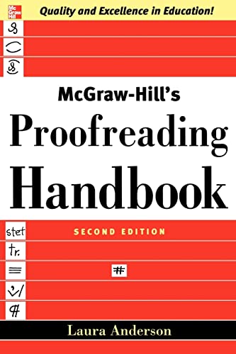 Read McGraw-Hill's Proofreading Handbook, written by Laura Killen Anderson Read McGraw-Hill's Proofreading Handbook, written by Laura Killen Anderson