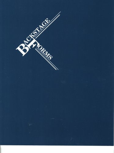 Read Backstage Forms, written by Paul Carter Read Backstage Forms, written by Paul Carter
