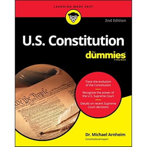 Read U.S. Constitution For Dummies, written by Michael Arnheim Read U.S. Constitution For Dummies, written by Michael Arnheim
