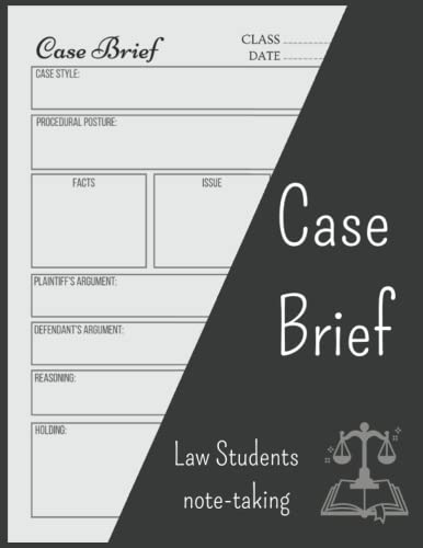 Read Case Brief Law student note-taking: Law school student note-taking guide Template journal, written by samdave publishing Read Case Brief Law student note-taking: Law school student note-taking guide Template journal, written by samdave publishing