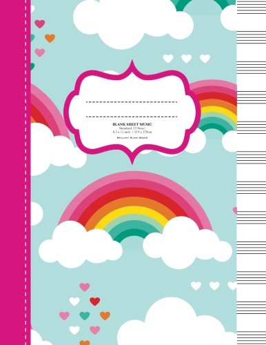 Read Blank Sheet Music: 100 Page Music Manuscript Book.12 stave, Large. Rainbow (Brilliant Blank Music Books), written by Brilliant Blank Books Read Blank Sheet Music: 100 Page Music Manuscript Book.12 stave, Large. Rainbow (Brilliant Blank Music Books), written by Brilliant Blank Books