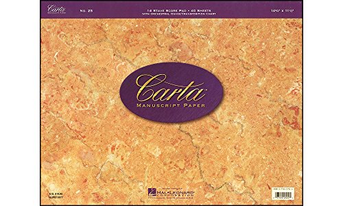 Read Carta Manuscript Paper No. 25 - Professional, written by Hal Leonard Corp. Read Carta Manuscript Paper No. 25 - Professional, written by Hal Leonard Corp.