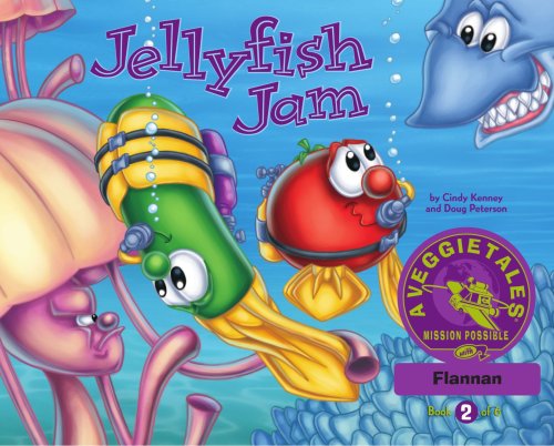 Read Jellyfish Jam - VeggieTales Mission Possible Adventure Series #2: Personalized for Flannan (Boy), written by Cindy Kenney