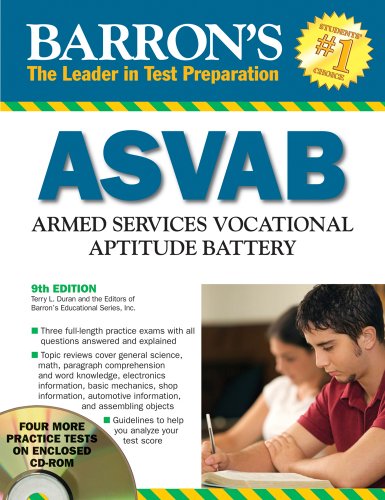 Read Barron's ASVAB: Armed Services Vocational Aptitude Battery, written by Terry L. Duran; Barron's Educational Series