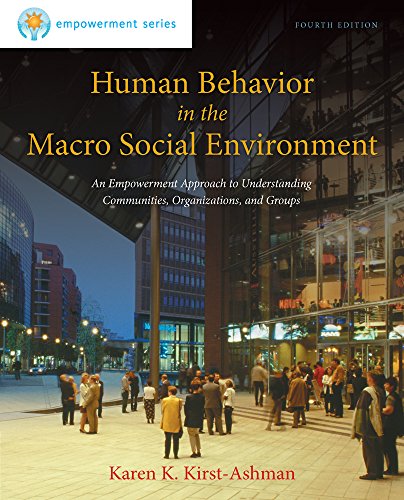 Read Human Behavior in the Macro Social Environment, 4th Edition, written by Karen Kirst-Ashman Read Human Behavior in the Macro Social Environment, 4th Edition, written by Karen Kirst-Ashman